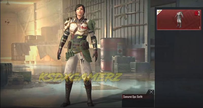Samurai Ops Outfit (Image via KSDxgamerz; YouTube)
