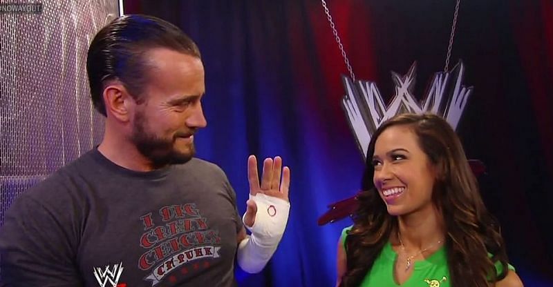 CM Punk and AJ Lee have worked together in WWE!