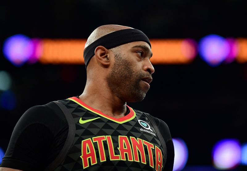 Vince Carter in his last NBA seaosn with the Atlanta Hawks