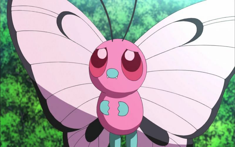 Butterfree evolves from Caterpie, a commonly found early game Pokemon (Image via The Pokemon Company)