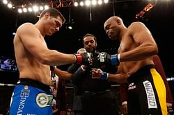 At what age did Anderson Silva's leg break?