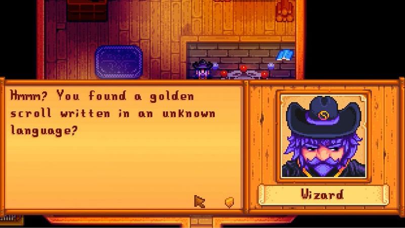The Wizard will give players the quest to find and give him prismatic jelly (Image via Stardew Valley)