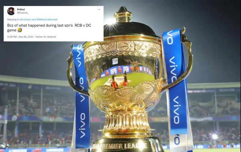 The last two league games of IPL 2021 will be played at the same time