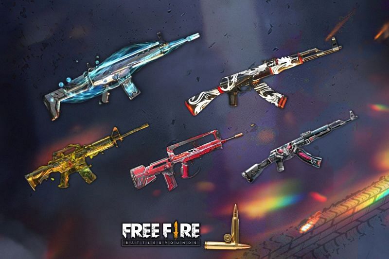Best Free Fire AR gun skins (Image via Sportskeeda)