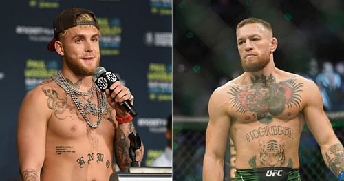 Jake Paul (left) and Conor McGregor (right)