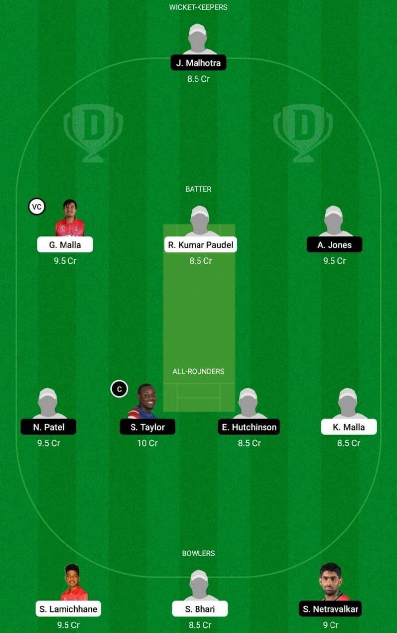 NEP vs USA Dream11 Fantasy Tip #2