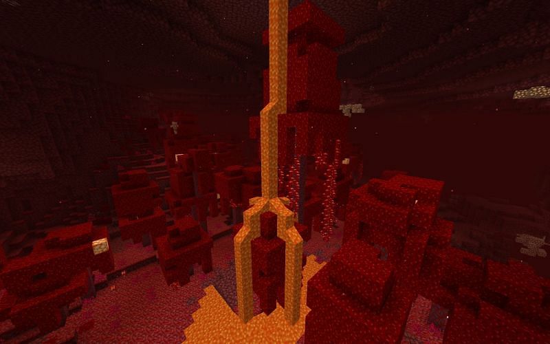 Lava is an incredibly dangerous block in Minecraft (Image via Minecraft)