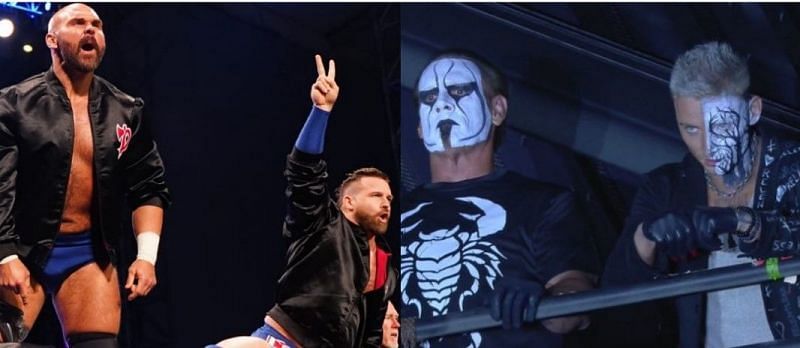 FTR (Left) and Sting &amp; Darby Allin (Right)