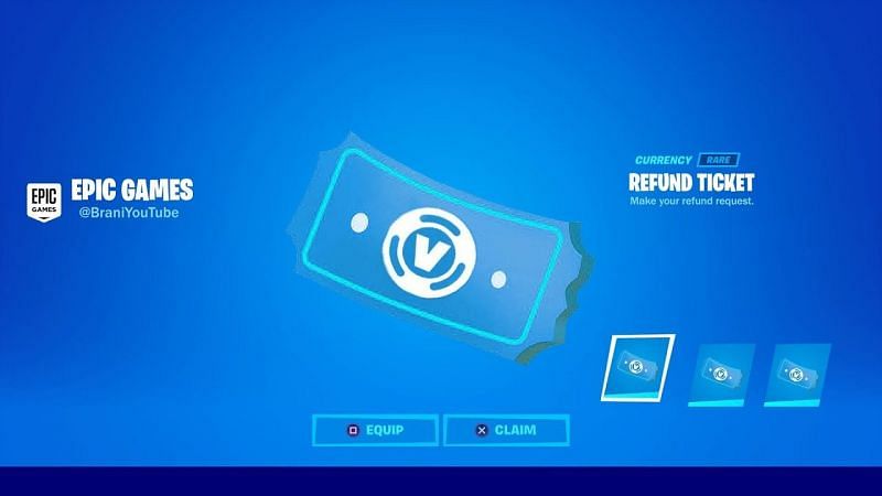 Method to acquire more Refund Tickets in Fortnite revealed (Image via Brani on YouTube)