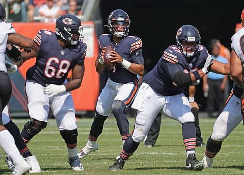 Chicago Bears quarterback Justin Fields