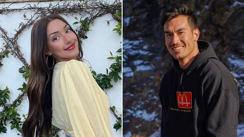 Alana Milne and Chris Conran from Bachelor in Paradise (Image via Instagram/chrisconran and alanaamilne)