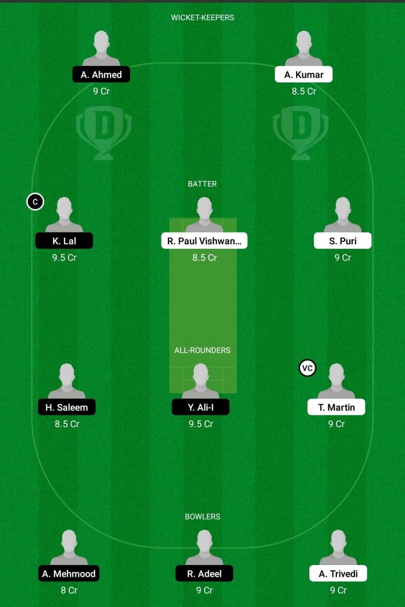 LUX vs SPA Dream11 Team - 1