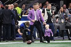 Watch: Conor McGregor receives honorary Dallas Cowboys 'Proper 12' jersey after attending their game with the LA Chargers