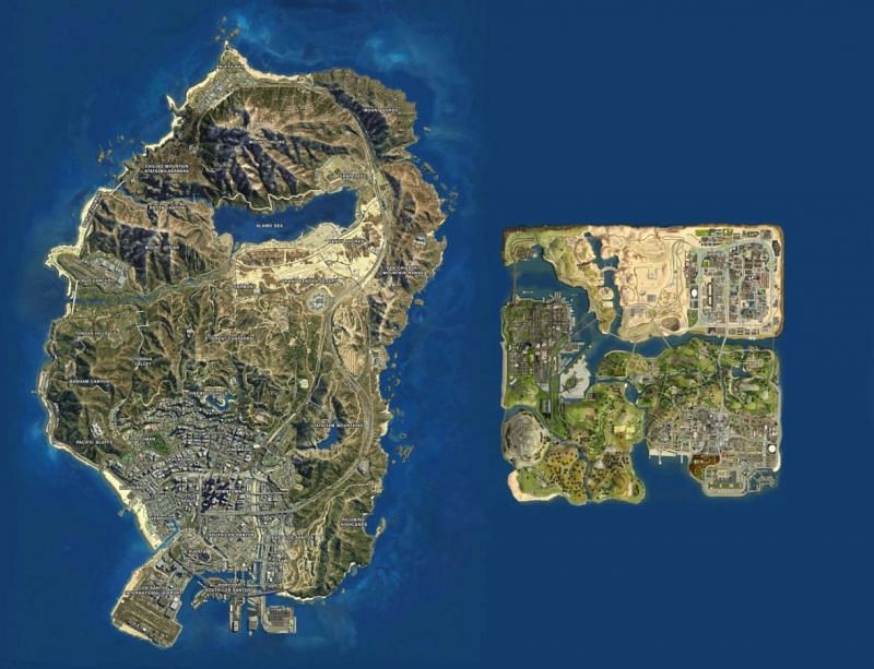 Why is GTA 5's Los Santos on an island?