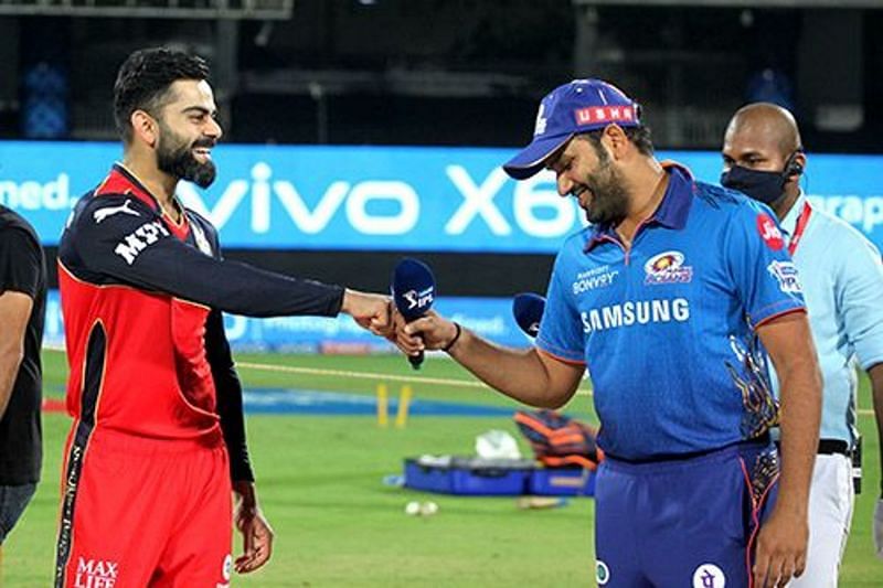 Who&#039;ll win the battle between &lt;a href=&#039;https://www.sportskeeda.com/player/virat-kohli&#039; target=&#039;_blank&#039; rel=&#039;noopener noreferrer&#039;&gt;Virat Kohli&lt;/a&gt; and Rohit Sharma? (Image Courtesy: IPLT20.com)