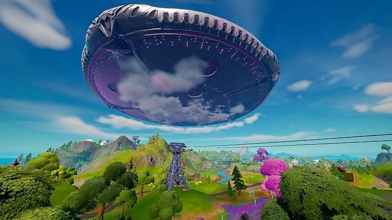 The Mothership UFO will crash after Operation: Sky Fire (Image via Fortnite)