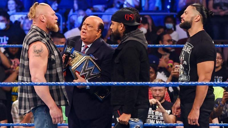 WWE Crown Jewel 2021 में रोमन रेंस का मैच ब्रॉक लैसनर के साथ होगा
