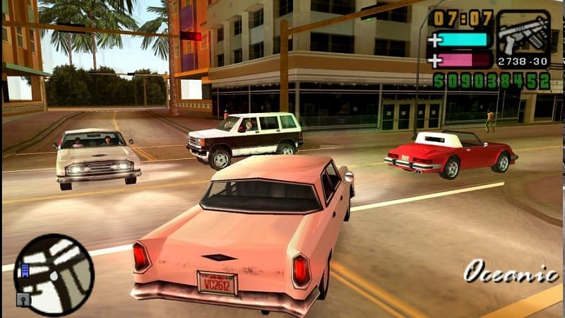 Cars in GTA Vice City Stories (Image via Youtube @Paulo Cassiano)
