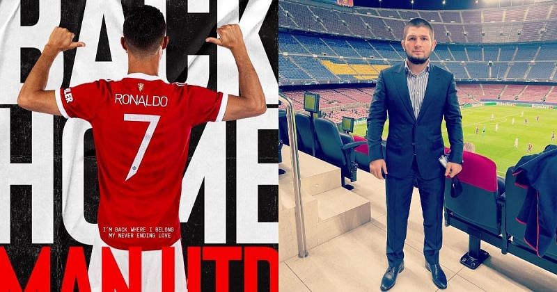 Cristiano Ronaldo (left), Khabib Nurmagomedov (right) [Images Courtesy: @cristiano @khabib_nurmagomedov on Instagram]