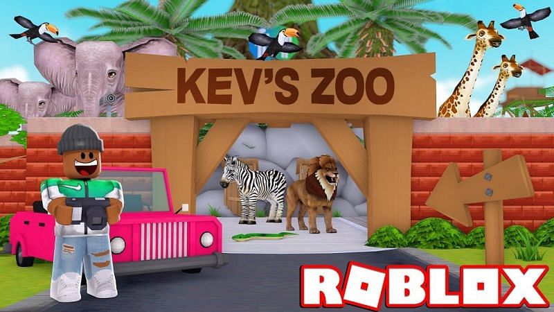 Even lions and zebras can be added to a farm in Roblox Zoo Tycoon (Image via GamingWithKev)