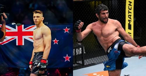 UFC lightweight fighters Dan Hooker (left) and Beneil Dariush (right)