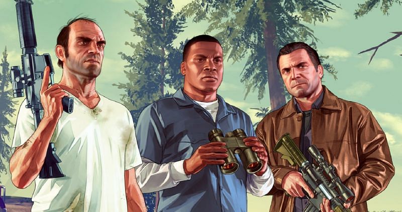 GTA 5 characters (Image via Rockstar)