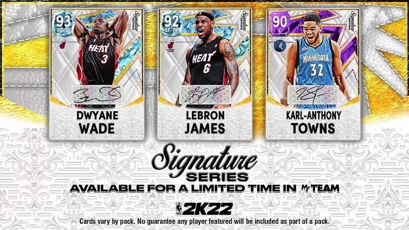 NBA 2K22 added seven new signature style cards earlier today. (Image via NBA 2K22)