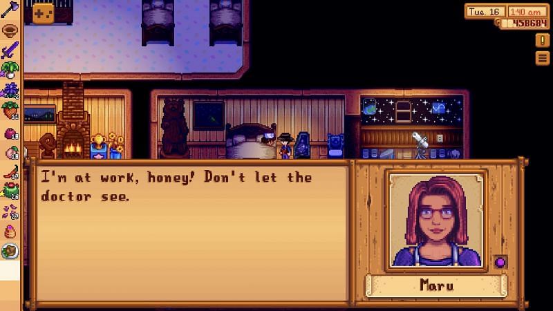 Maru has one of the easiest relationships to build (Image via Stardew Valley)