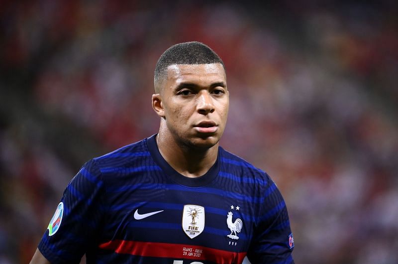 PSG and France star Kylian Mbappe during a game