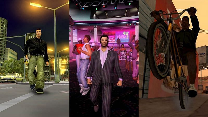 GTA Remastered Trio (Source: Rockstar Games)