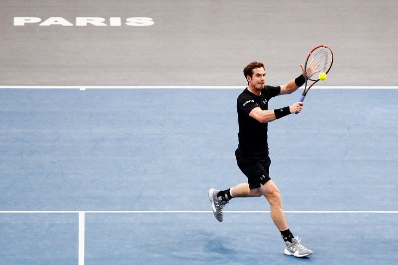 Andy Murray took a wildcard ino the main draw.