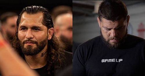 Jorge Masvidal (left), Nick Diaz (right) [Credits: @gamebredfighter, @nickdiaz209 via Instagram]