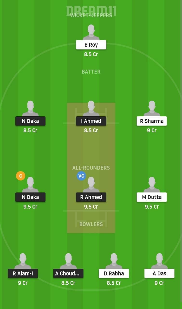 BHB vs MTI Dream11 Fantasy Suggestion #1 - Assam T20