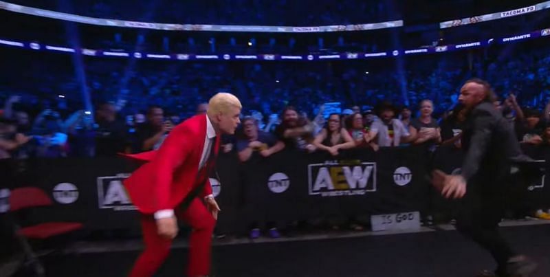 Malakai Black and Cody Rhodes fought on AEW Dynamite