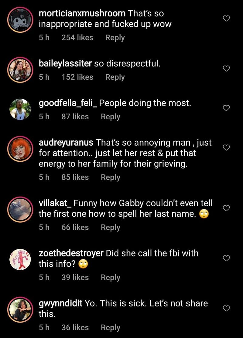 Internet reacts to &quot;psychic predictions&quot; about Gabby Petito 1/3 (Image via defnoodles/Instagram)