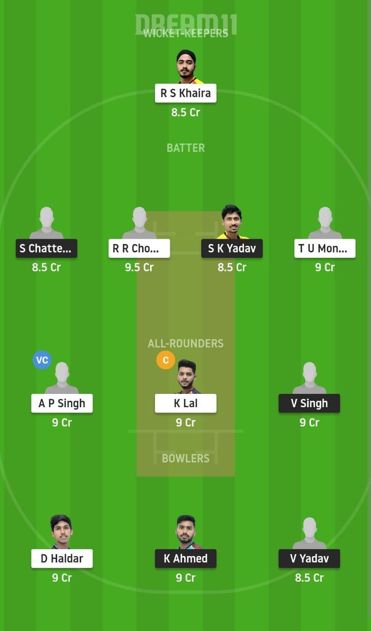 BB vs KH Dream11 Fantasy Suggestion #1