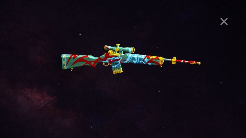 The new AC80 gun skin has finally been added to the game (Image via Free Fire)