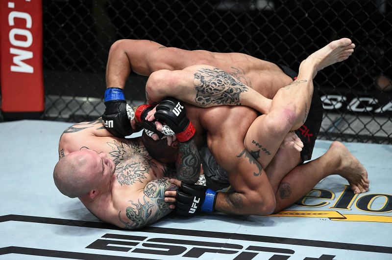 Anthony Smith submitted Devin Clark in a UFC headliner put together at horribly short notice