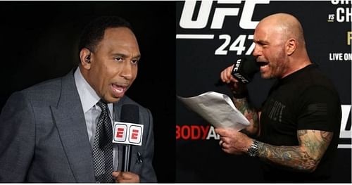 Stephen A. Smith (Left), Joe Rogan (Right)