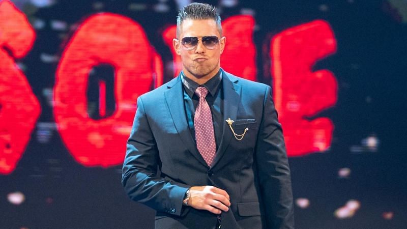 The Miz makes an entrance on Monday Night RAW