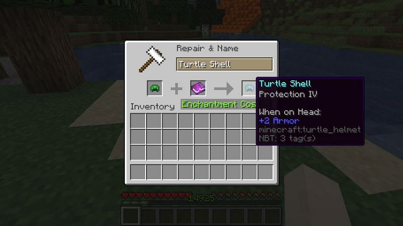 Protection enchantment (Image via Minecraft)