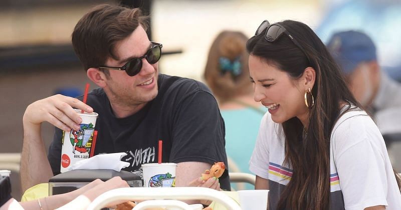 John Mulaney and Olivia Munn having an LA lunch date (Image via People)