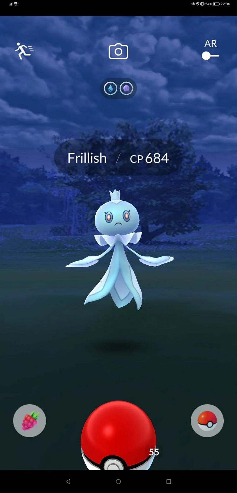 Frillish in Pokemon Go