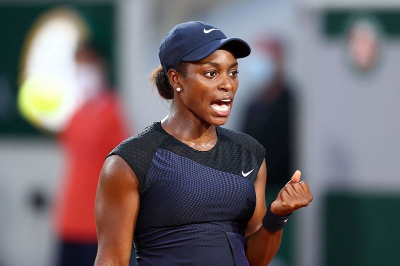Sloane Stephens at the 2021 French Open.