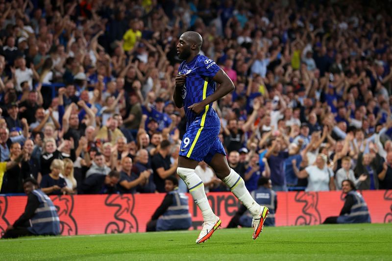 Romelu Lukaku scored his first goal for Chelsea at Stamford Bridge on Saturday.