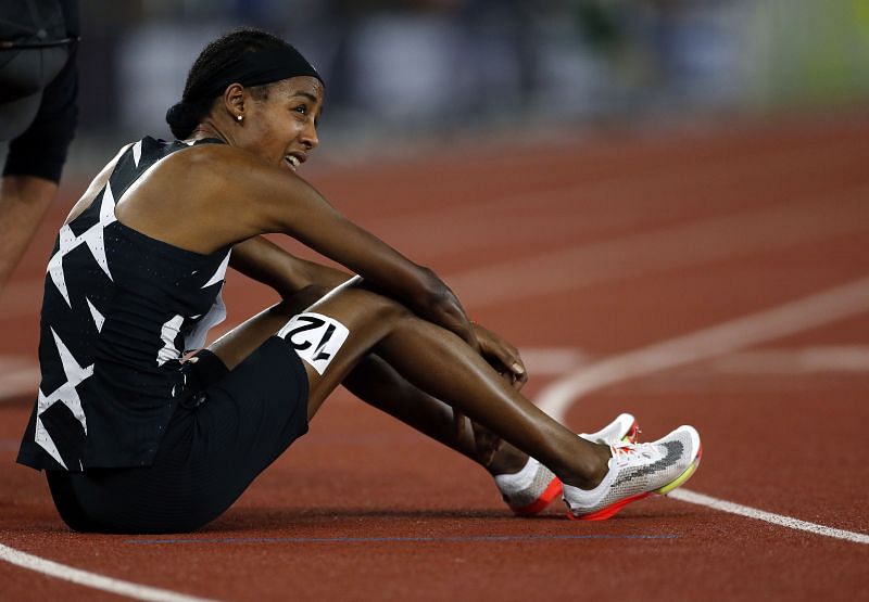 Sifan Hassan finished second at Zurich Diamond League.