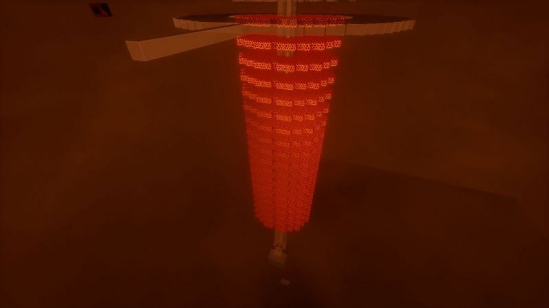 Gnembon&#039;s efficient gold farm (Image via Minecraft)