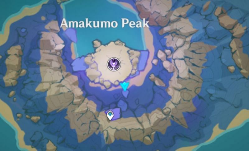 Amakumo Peak puzzle location (Image via Genshin Impact)