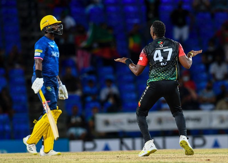 Dwayne Bravo is yet to taste defeat as the captain of St.Kitts and Nevis Patriots (PC: CPL Twitter)