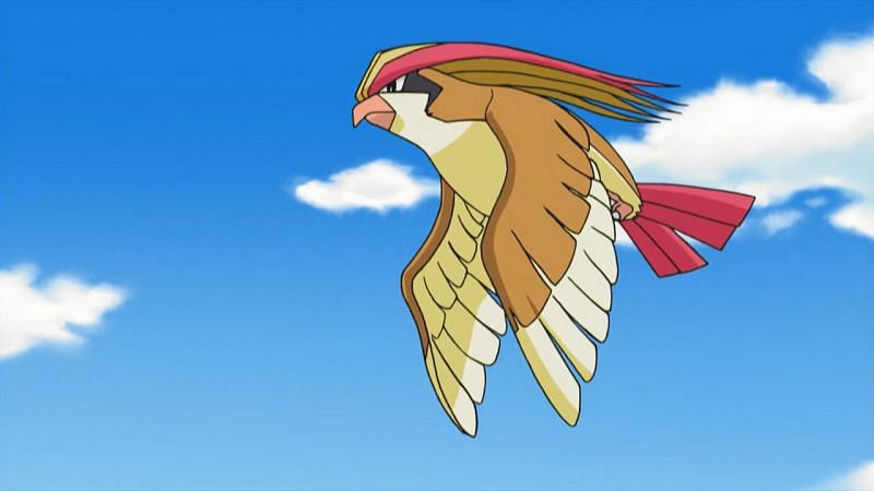 Pidgeot is on Blue&#039;s team at the end of the Generation I games (Image via The Pokemon Company)